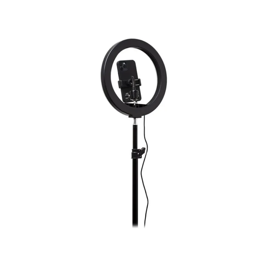 Bigben Vlogging XL - kit d'accessoires contenant un trépied téléscopique, un flash et un support smartphone