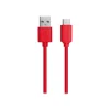 Bigben WOW - câble de charge et de synchronisation USB/USB-C - 1 m - rouge