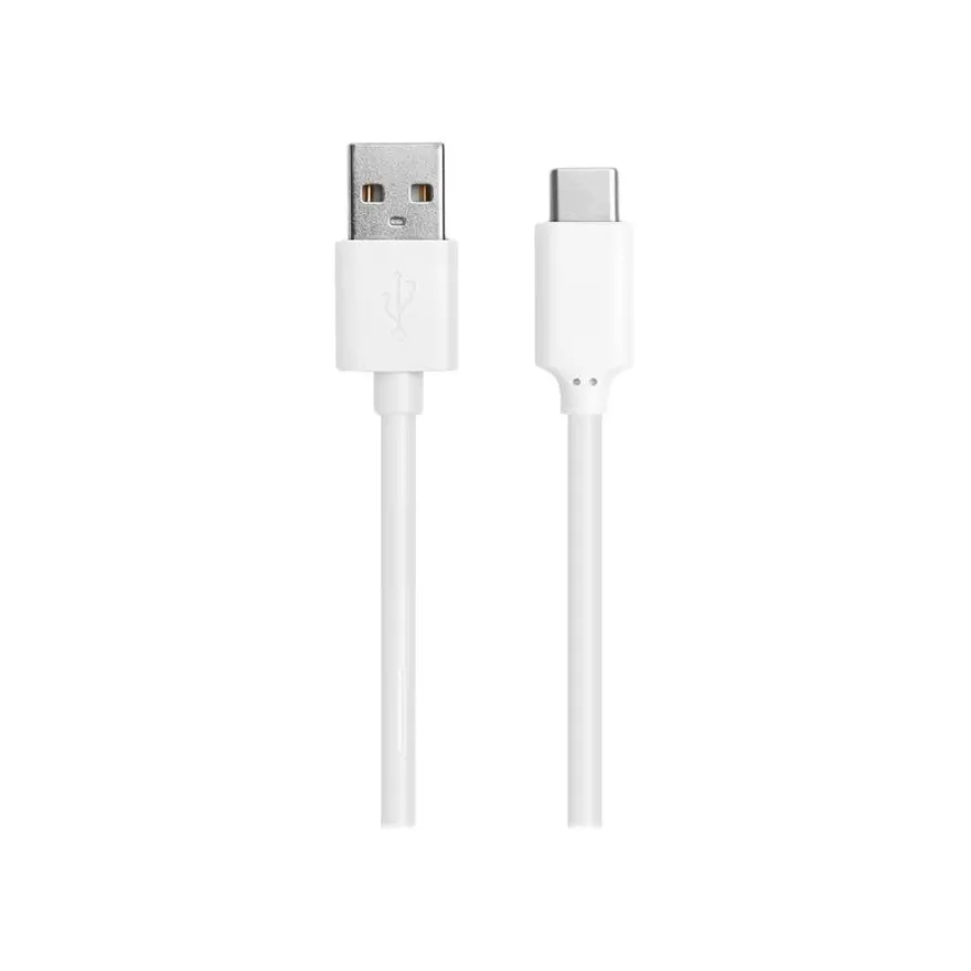 Bigben WOW - câble de charge et de synchronisation USB/USB-C - 1 m - blanc
