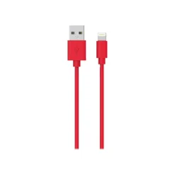 BigBen Wow - câble de charge et de synchronisation USB/Connectique Lightning - 1m - rouge