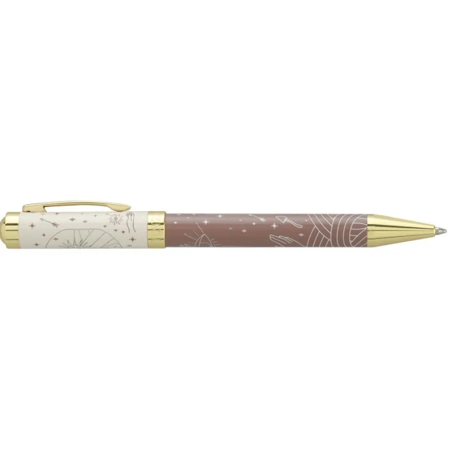 Bille ENZO VARINI "Celestial" coloris marron & beige