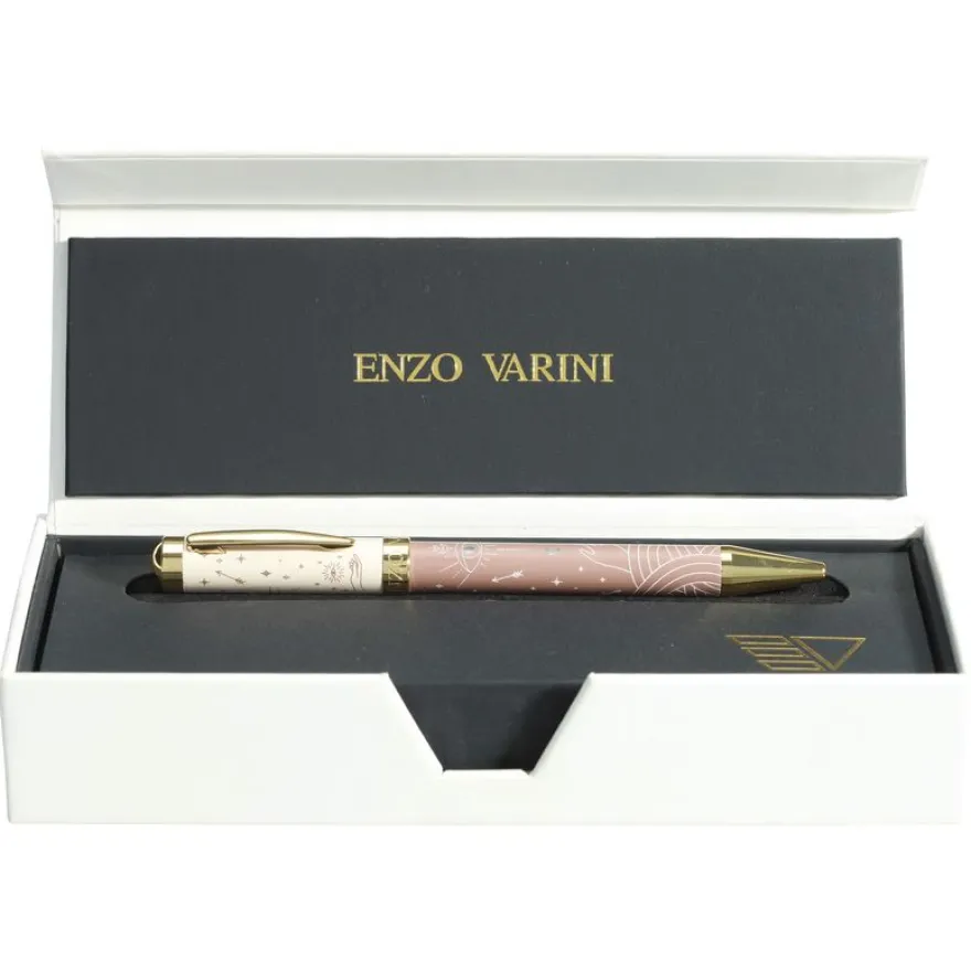 Bille ENZO VARINI "Celestial" coloris marron & beige