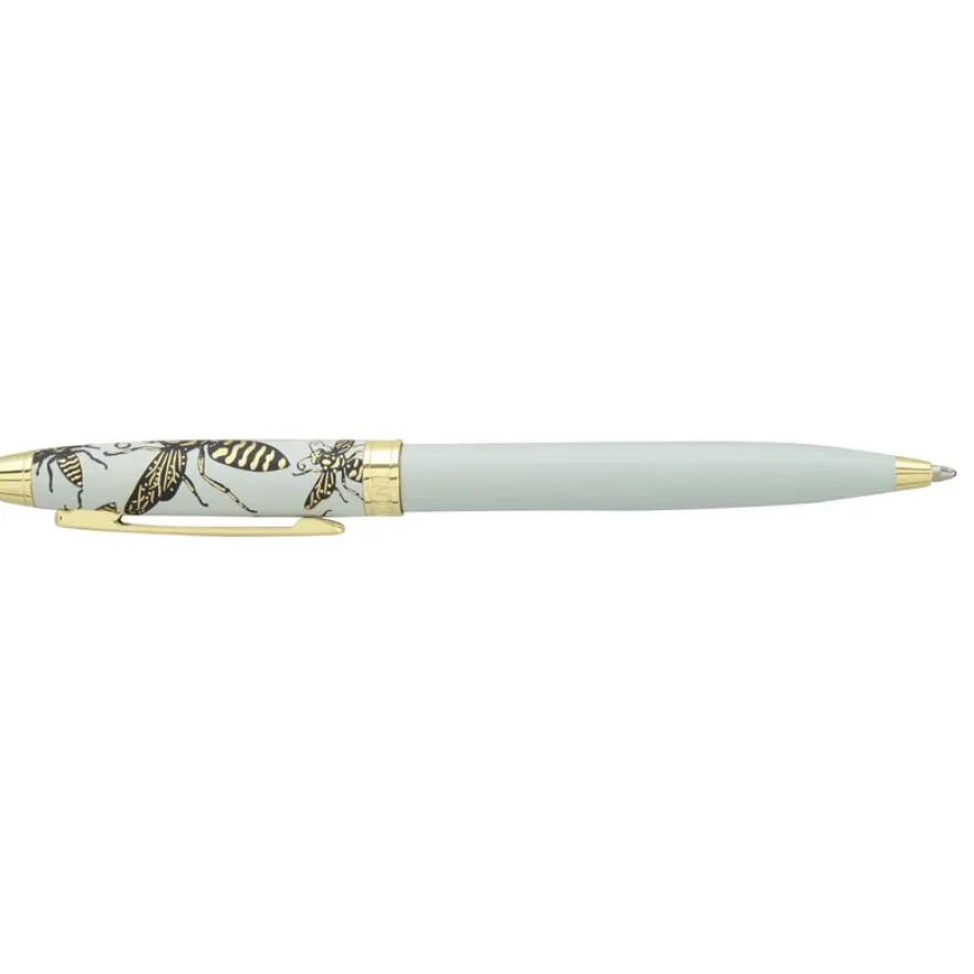 Bille ENZO VARINI "Taormina XL Bugs" motifs abeilles coloris blanc