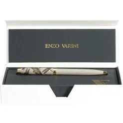 Bille ENZO VARINI "Taormina XL Bugs" motifs libellules coloris gris