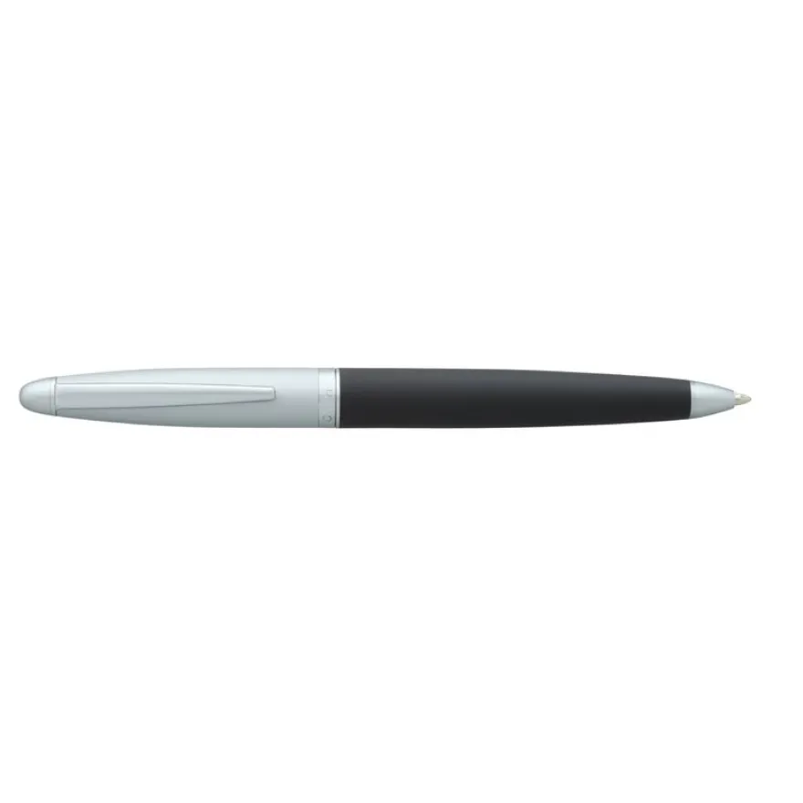 Bille HECHTER PARIS "Alliance Intemporel" coloris black & silver métal satiné soft touch
