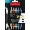 Black Edition Shake & Paint Acrylic Markers Classic x 6