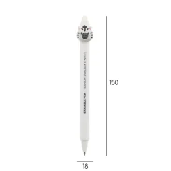 Blister de 2 stylos effaçables zebre - renard Soft Oops Back2fun