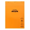 Bloc agrafé Orange recyclé A4 80 feuillets petits carreaux 5x5 80 g/m²