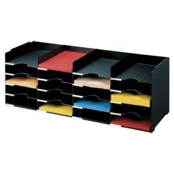 Bloc de classement 20 cases (pour documents A4) - noir