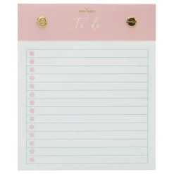 Bloc notes ENZO VARINI "To Do" coloris rose pâle
