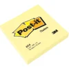 Bloc Notes Post-it® Canary Yellow 76 mm x 76 mm, 100 Feuilles/Bloc, 100% PEFC