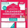 Bloc rigide Memopad hebdomadaire 2026