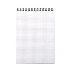 Bloc-Notes Rhodia 19920C A4 – Papier Clairefontaine 90 g/m² - Quadrillage 5x5 - 80 Feuilles Détachables