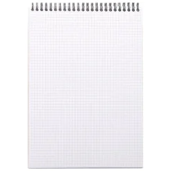 Bloc-Notes Rhodia 19920C A4 – Papier Clairefontaine 90 g/m² - Quadrillage 5x5 - 80 Feuilles Détachables