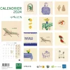 Blue Art Agathe Marty - Calendrier illustré mensuel - 30 x 30 cm