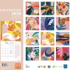 Blue Art Atelier Liv - Calendrier illustré mensuel - 30 x 30 cm