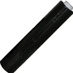 Bobine Film étirable noir opaque - 17 microns - 45 cm x 300 m