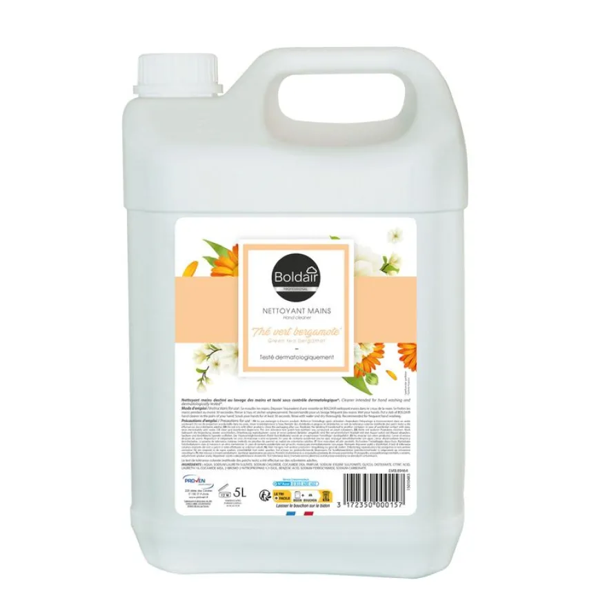 Boldair - Crème lavante - thé vert bergamote - 5L
