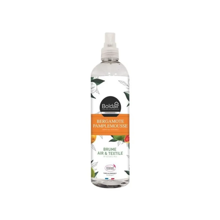 Boldair - Vaporisateur brume air&textile - 400 ml - pamplemousse/bergamote