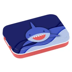 Boîte à bons points métal chat/requin - 9,2 x 6,6 x 1,7 cm - Viquel
