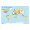 Bouchut - Carte géante Le Monde politique/physique - 80 x 120 cm - recto/verso
