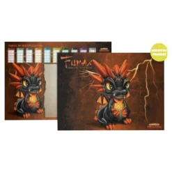 Bouchut - Sous-main Dragon Knight - 40,5 x 55 cm
