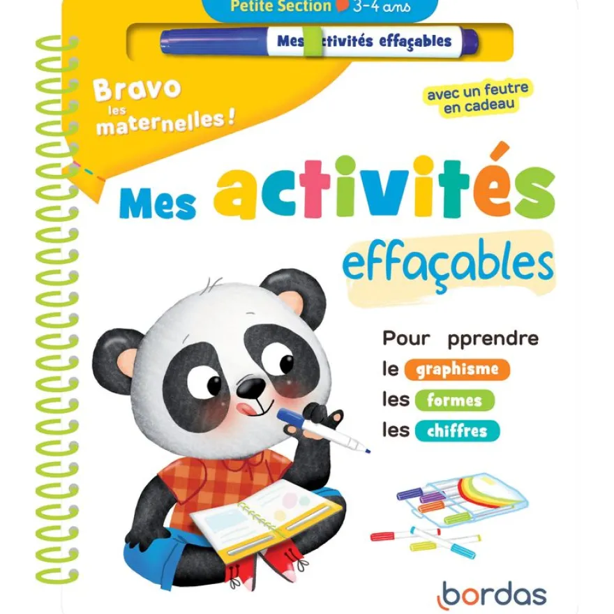 Bravo les maternelles - Mes activités effaçables - Petite section