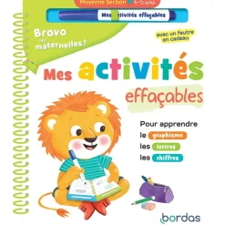 Bravo les maternelles - Mes activités effaçables - Moyenne section
