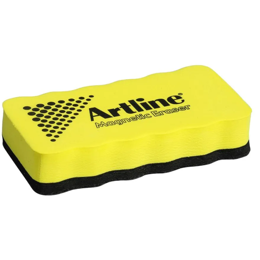 Brosse magnétique ARTLINE - pour tableaux blancs - corps mousse - disponible dans différentes couleurs