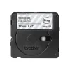 Brother BTAG-135 - Blanc sur clair - Rouleau (1,2 cm x 4 m)