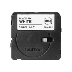 Brother BTAG-231 - Noir sur blanc - Rouleau (1,2 cm x 4 m)