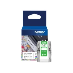 Brother CZ-12 - Ruban d'étiquettes auto-adhésives - 1 rouleau (12 mm x 5 m) - couleurs