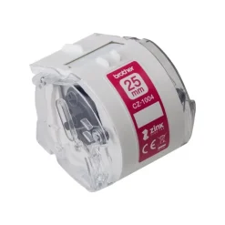 Brother CZ-14 - Ruban d'étiquettes auto-adhésives - 1 rouleau (25 mm x 5 m) - couleurs