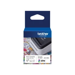 Brother CZ-14 - Ruban d'étiquettes auto-adhésives - 1 rouleau (25 mm x 5 m) - couleurs