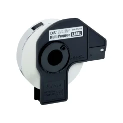 Brother DK-11204 - Ruban d'étiquettes auto-adhésives - 1 rouleau de 400 étiquettes (17 x 54 mm) - fond blanc écriture noire
