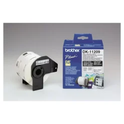Brother DK-11209 - Ruban d'étiquettes auto-adhésives - 1 rouleau de 800 étiquettes (29 x 62 mm) - fond blanc écriture noire