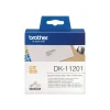 Brother DK-11201 - Ruban d'étiquettes auto-adhésives - 1 rouleau de 400 étiquettes (29 x 90 mm) - fond blanc écriture noire