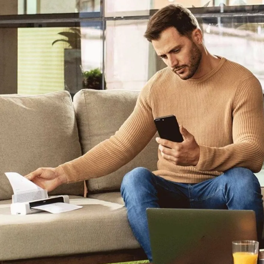 Brother DS-940DW - scanner de documents A4 - portable - USB 3.0, Wifi - 1200 ppp x 1200 ppp - 15ppm