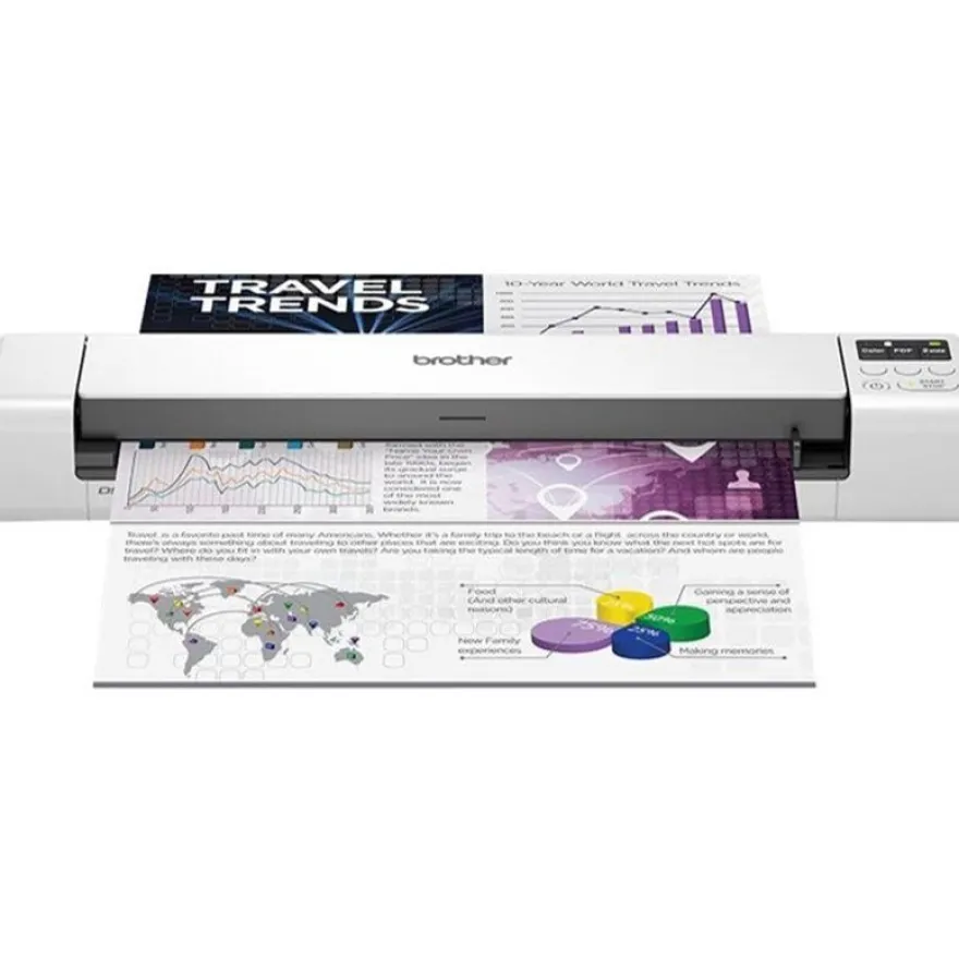 Brother DS-940DW - scanner de documents A4 - portable - USB 3.0, Wifi - 1200 ppp x 1200 ppp - 15ppm