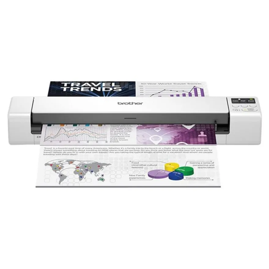 Brother DS-940DW - scanner de documents A4 - portable - USB 3.0, Wifi - 1200 ppp x 1200 ppp - 15ppm