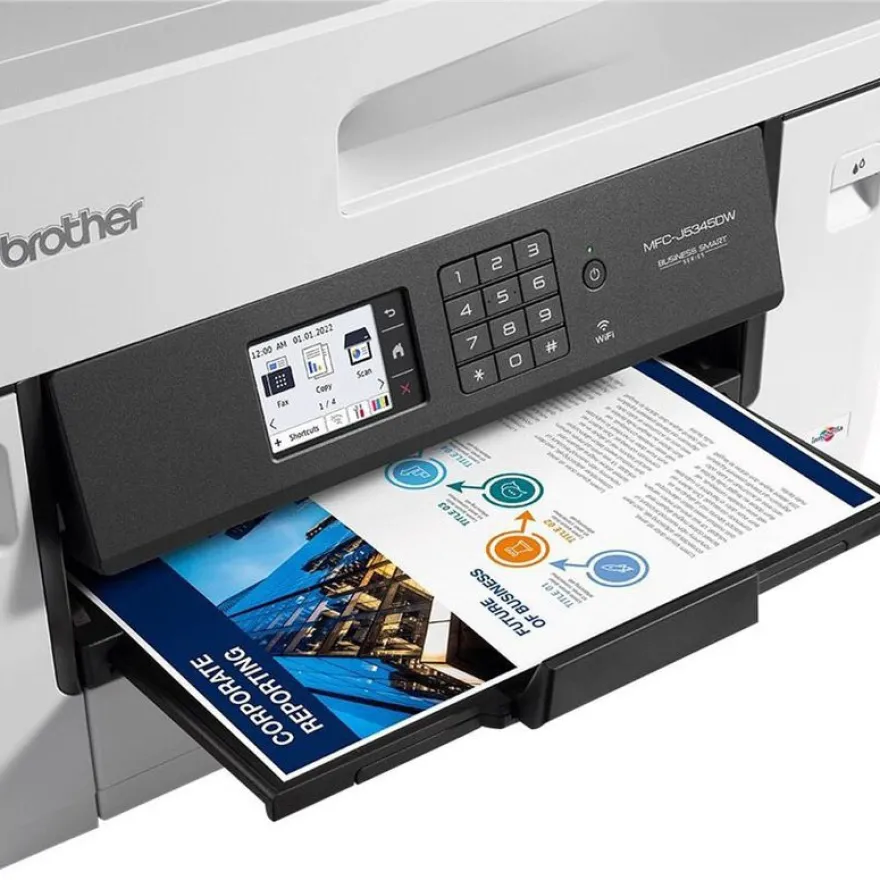Brother MFC-J5345DW - imprimante multifonction jet d'encre couleur A3 - USB 2.0, LAN, Wi-Fi(n), hôte USB 2.0