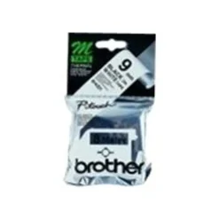 Brother MK221BZ - Ruban d'étiquettes auto-adhésives - 1 rouleau (9 mm x 8 m) - fond blanc écriture noire