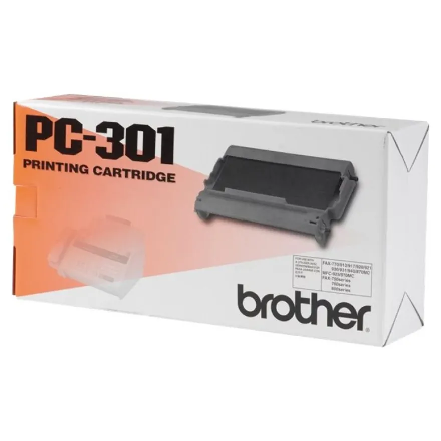 Brother PC301 - noir - ruban d'impression original