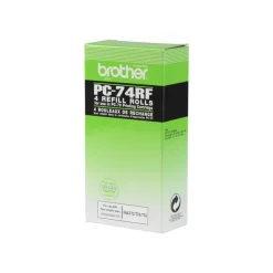 Brother PC74RF - Pack de 4 - noir - ruban d'impression original