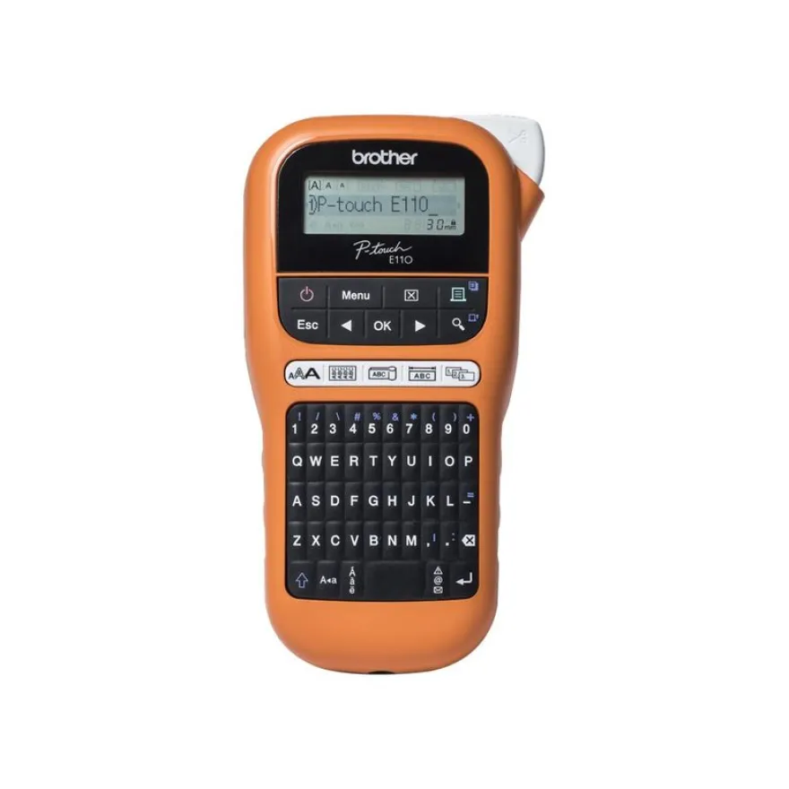 Brother P-Touch PT-E110 - imprimante d'étiquettes monochrome - impression par transfert thermique