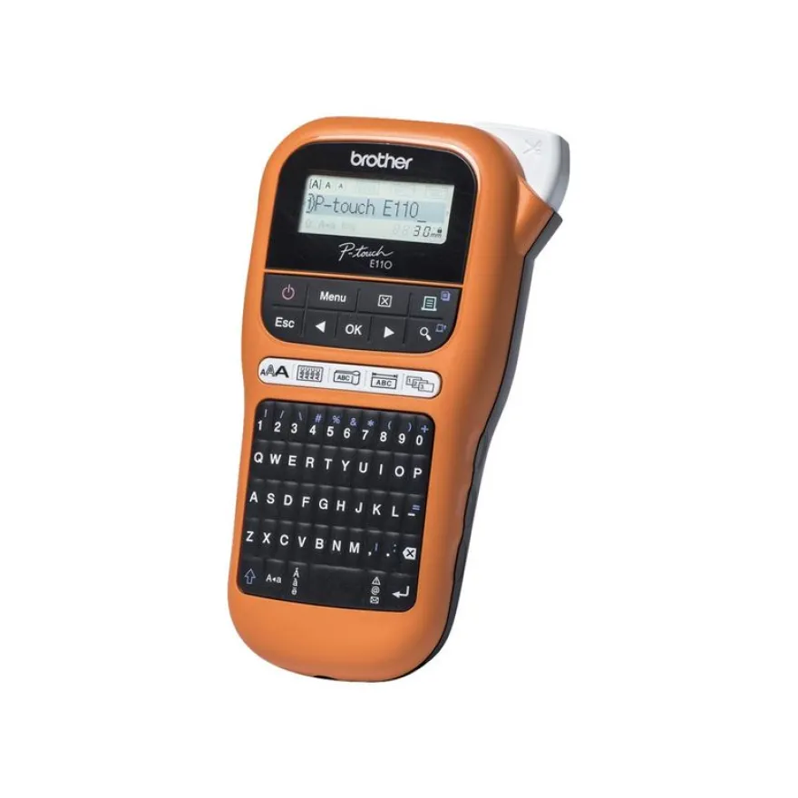 Brother P-Touch PT-E110VP - imprimante d'étiquettes monochrome - impression par transfert thermique