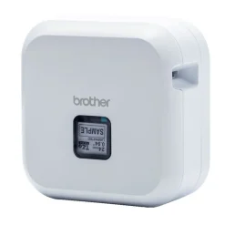 Brother PT-P710BTH P-Touch Cube plus - Étiqueteuse - imprimante d'étiquettes - rechargeable Bluetooth - Blanche