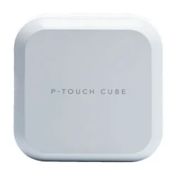 Brother PT-P710BTH P-Touch Cube plus - Étiqueteuse - imprimante d'étiquettes - rechargeable Bluetooth - Blanche