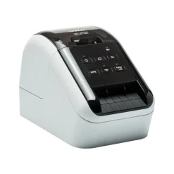 Brother QL-810Wc - Imprimante d'étiquettes monochrome - thermique direct - USB 2.0, Wi-Fi(n) - noir brillant, blanc