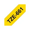 Brother TZe661 - Ruban d'étiquettes auto-adhésives - 1 rouleau (36 mm x 8 m) - fond jaune écriture noire